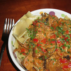 Hungarian Pork Paprikash