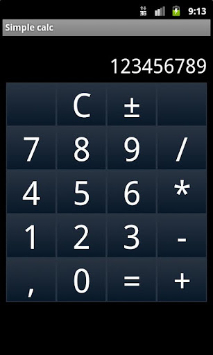 Simple calculator
