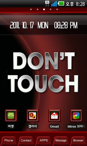 RED Go launcher theme