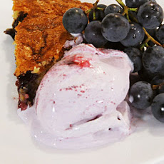 Concord Grape Swirl Ice Cream