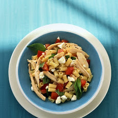 Pasta with Chicken, Tomato, and Feta
