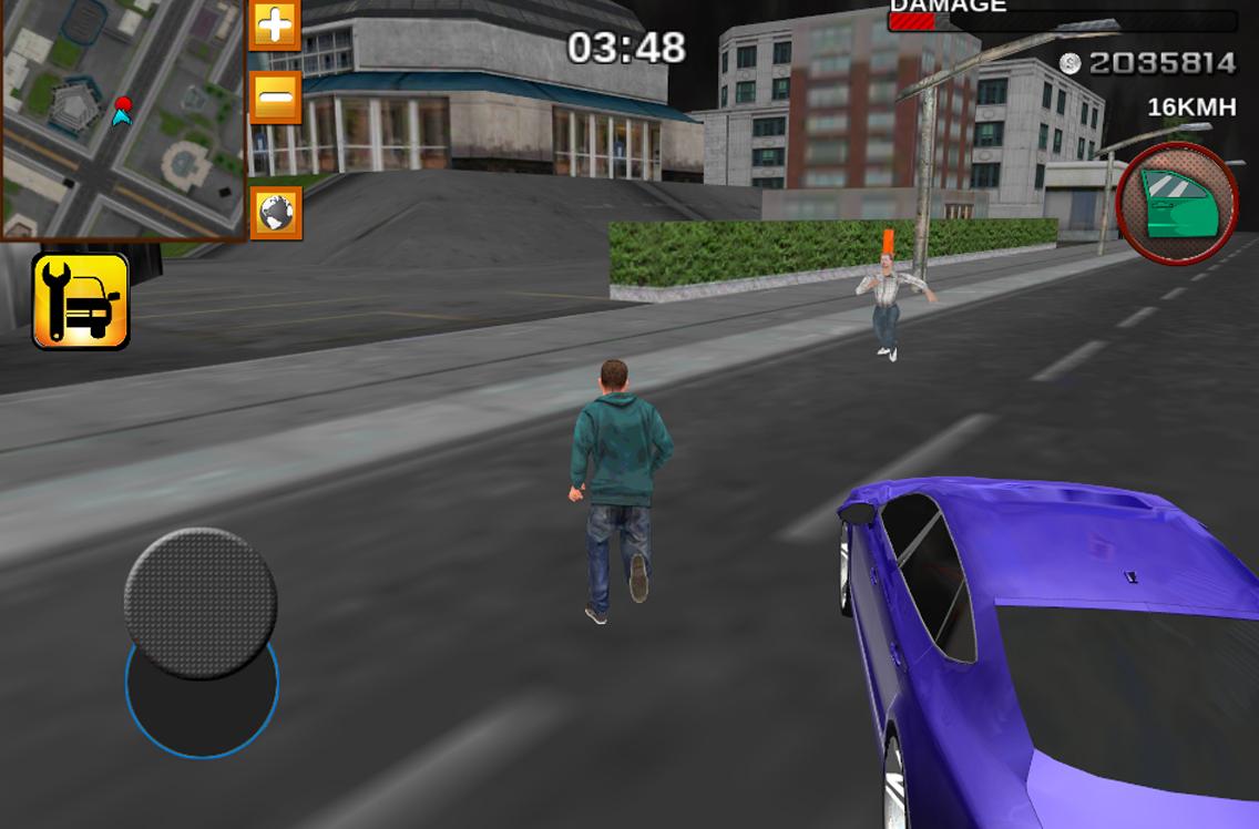 Android application Crime race car drivers 3D screenshort