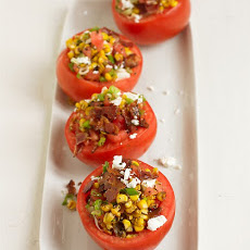 Tomatoes Stuffed with Grilled Corn Salad