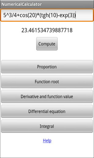 Numerical Calculator