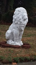 The East White Lion Statue
