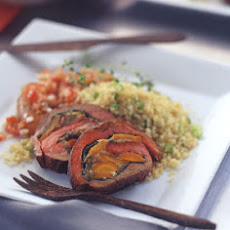 Spinach and Carrot Stuffed Flank Steak