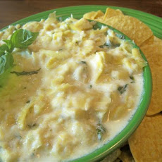 Healthy Warm Artichoke Dip