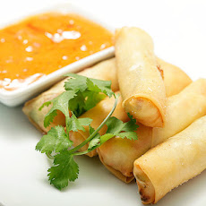 Crispy Bánh Mì Spring Rolls With Creamy Chili Mayo
