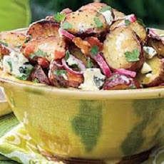 Grilled Red Potato Salad with Bacon-Blue Cheese Vinaigrette