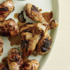 Grilled Drumsticks with Citrus-Herb Dipping Sauce