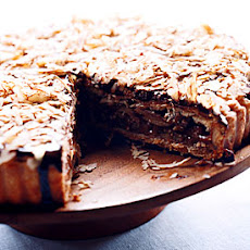 Honey-Pecan Tart with Chocolate Glaze