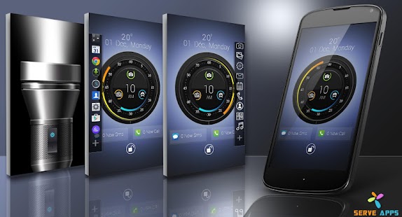 How to install Circle Clock Lock Theme 1.1 mod apk for laptop