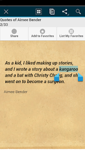 How to download Quotes of Aimee Bender 0.0.1 apk for pc