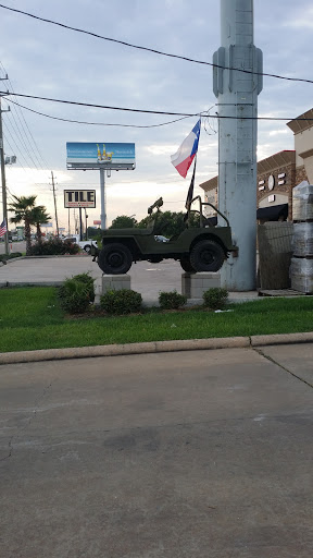 Army Jeep Statue