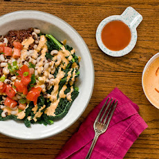 Hoppin' John Bowl With Red Hot Tahini