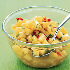 Mango Salsa With Chile Oil