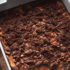 Sweet Potato Pudding with Pecan and Gingersnap Topping