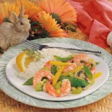 Shrimp with Snow Peas