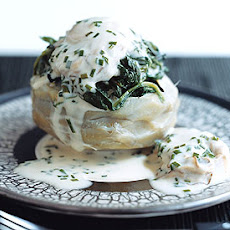 Poached Oysters and Artichokes with Champagne Cream