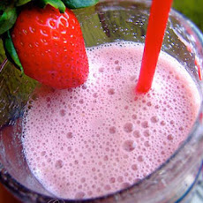 Strawberry Hemp Milk Smoothie