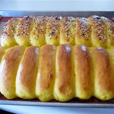 Golden Pumpkin Rolls