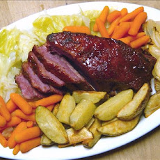 Glazed Corned Beef Brisket & Veggies