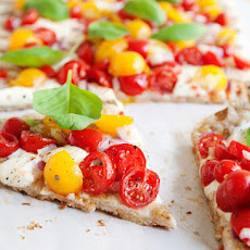 Grilled Bruschetta Pizza