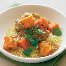 Moroccan Chicken Stew with Sweet Potatoes