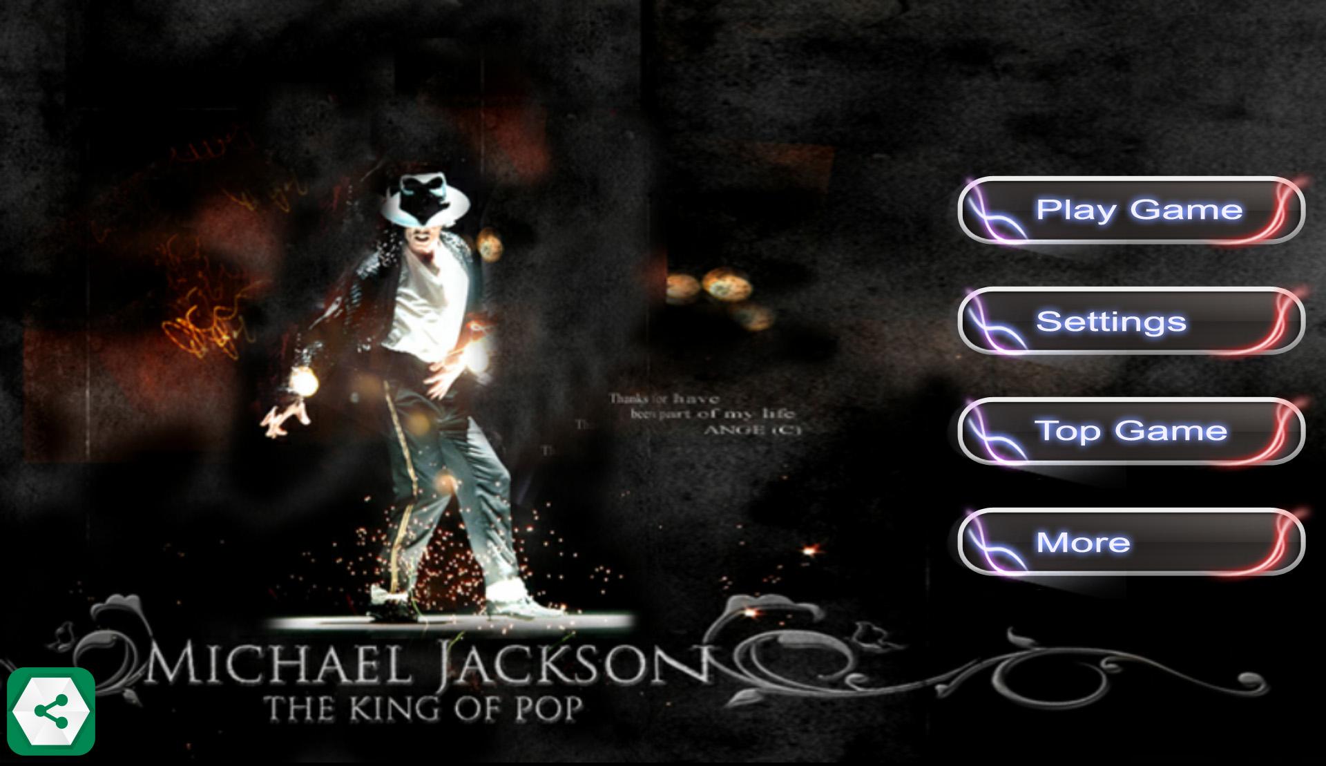 Android application Dance games Michael Jackson screenshort