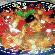 My Big Fat Greek Pasta Salad