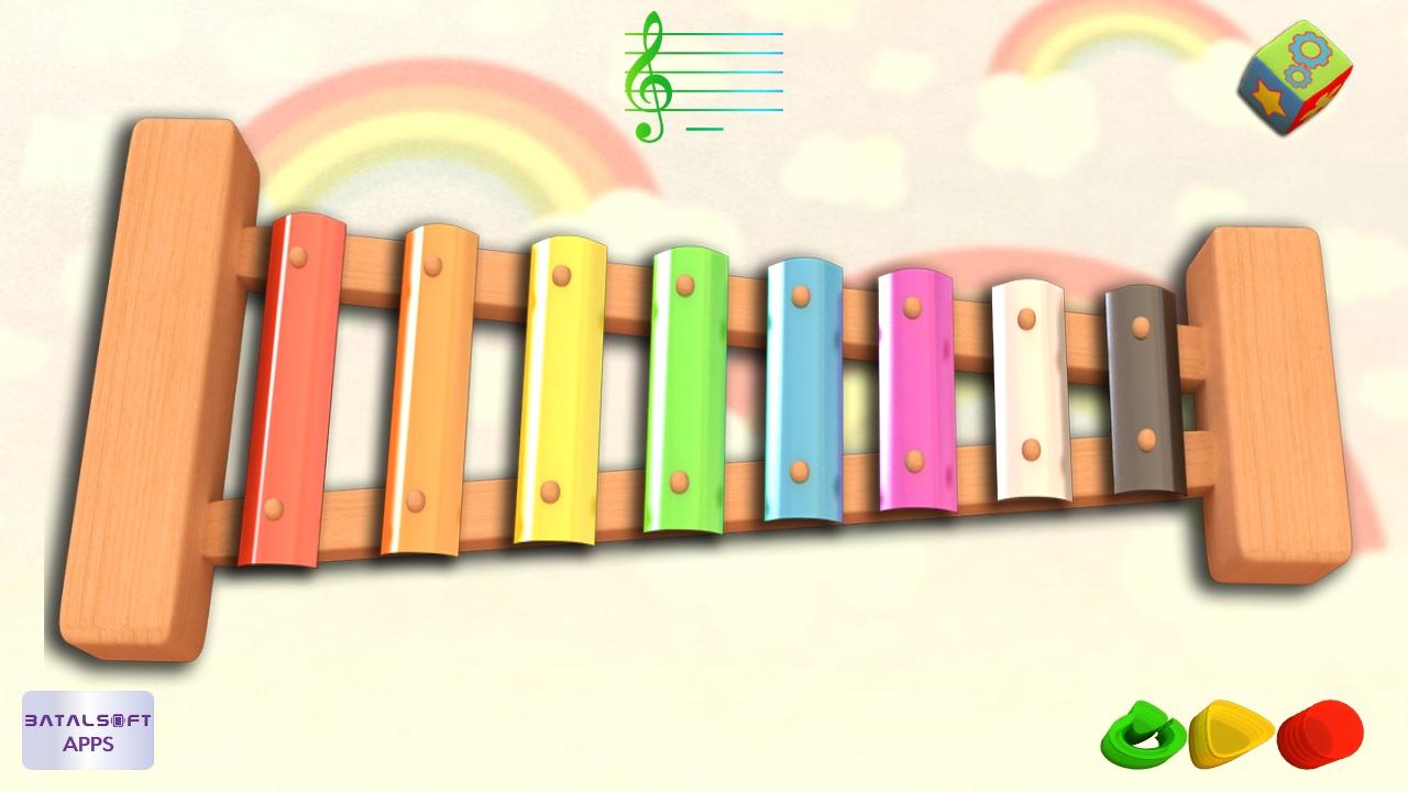 Android application Xylophone for Learning Music screenshort