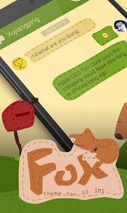How to download (FREE)GO SMS FOX THEME patch 1 apk for pc