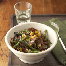 Tangerine Beef with Glass Noodles Recipe