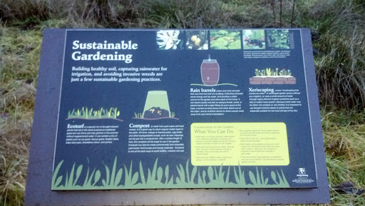Brightwater Sustainable Gardening Sign