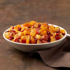 Holiday Butternut Squash With Apple & Cranberries