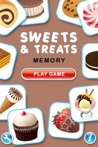 Sweets and Treats Memory Game