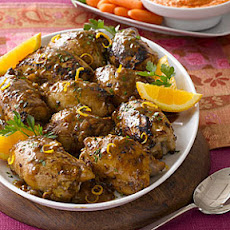Chicken Thighs with Mustard-Citrus Sauce