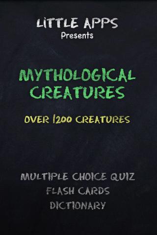 MYTHOLOGICAL CREATURES Quiz