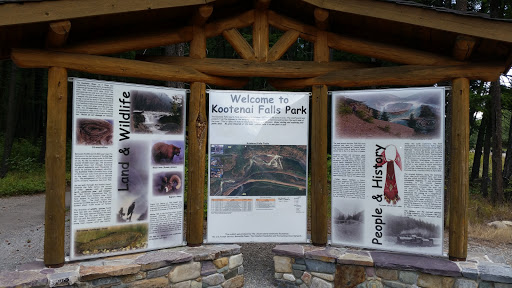 Welcome To Kootenai Falls Park Sign