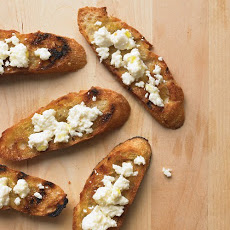 Grilled Bread with Cotija