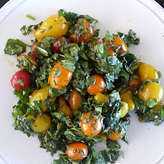 My Herb Garden Salad with Golden Cherry Tomatoes