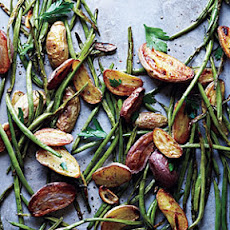 Roasted Potatoes and Green Beans