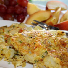 Potato Saffron Omelet