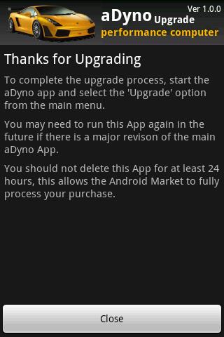 aDyno Upgrade