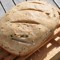 Basil and Toasted Walnut Bread