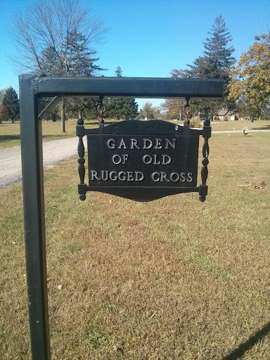 Garden Of Old Rugged Cross Sign