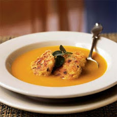 Roasted Squash Soup with Turkey Croquettes