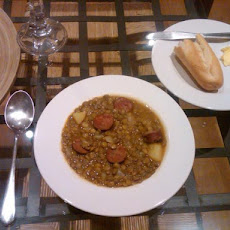Spanish Lentil Soup With Chorizo