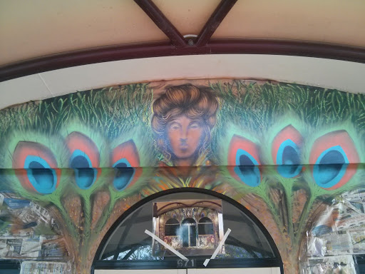 Peacock Queen Mural