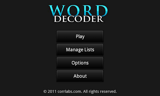 Word Decoder SAT ACT GRE TOEFL